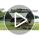 KINGROCK Oversized Rocking Camping Chair with Headrest and Carry Bag, 260LBS Capacity Folding Portable Camp Chairs for Adu...