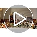 FillTouch 30 Pcs Gold Candlestick Holders with Flameless LED Candles Bulk Includes 15 Metal Candle Holders and 15 Battery ...