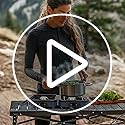 Propane Double Burner Two Burner Camp Stove, 16000 BTU Portable Folding Gas Stove for Camping, With grill, grill pan and c...