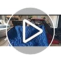 UNIKOME Waterproof Puffy Camping Blanket - Lightweight Packable Outdoor Quilt with Snaps & Corner Loops, Warm Compact Blan...