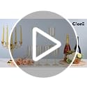 Ciaell 6 Pack Gold Plastic Wine Glasses - 10 Oz Disposable Glasse with Stem - Disposable Wine Glasses Perfect for Parties...