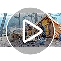 Upgraded Wood Stove, Hot Tent Stove Camping Portable Stainless Steel Wood Burning Stove with 7 Chimney Pipes for Wall Tent...