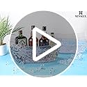 2Pcs Clear Ice Buckets for Parties, 5.5L Acrylic Champagne Bucket with Scoop, Mimosa Bar Supplies, Plastic Tub for Drinks,...