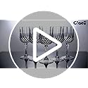 Ciaell 24PCS Plastic Wine Glasses - 7 Oz Plastic Goblets for Party - Clear Vintage Drinking Glasses - Disposable Water Gob...