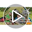 Caudblor Camping Stove with Butane Adapter - Lightweight Backpacking Stove for Hiking & Travel