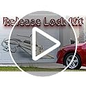 Emergency Release Lock Kit, Universal Garage Door Emergency Release Lock Kit, Garage Door Opener Quick Release Lock Discon...