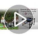 Sonret Single Burner Propane Gas Stove - Square Outdoor Propane Burner Heavy Duty - Portable Gas Stove Burner Propane Outd...