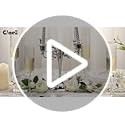 Ciaell Champagne Flutes Set of 4 - Vintage Ribbed Crystal Hand Blown Champagne Glasses With Long Stem - Elegant Sparkling ...