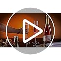 Nervure 24 Pack Plastic Champagne Flutes - 6 Oz Clear Disposable Champagne Flutes - Square Plastic Toasting Glasses for Pa...
