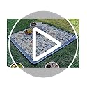 DEWUR Picnic Blankets 79"x79" Extra Large Outdoor Blanket Beach Blanket Waterproof SandProof Picnic Mat Washable Foldable ...