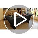 Spandex Table Cover 2 Pack 6FT Black Fitted Tablecloths,Washable Wrinkle Resistant Stretch Table Cloth Rectangle for Vendo...