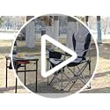 Nice C Heated Camping Chair with Battery, Outdoor Heated Chair, Heated Camping Chairs for Adults, Folding Chair, Beach Cha...
