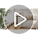 Kitstorack TV Tray Table, Adjustable Height & Flip-Top & Rounded Metal Corners, Snack Table for Couch, Sofa, Bed, Chair, L...