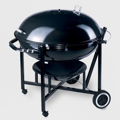 Weber Ranch Kettle Model 60020: Charcoal Grill, Stainless Steel Grates, Weatherproof, 1104 sq. in. Cooking Area
