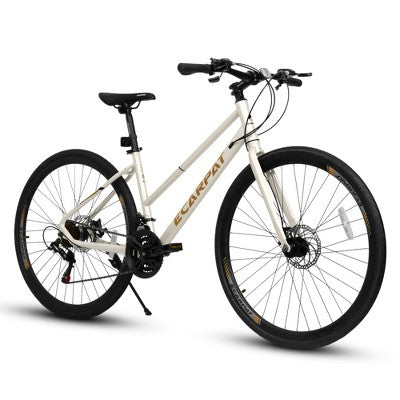 Gulches 700Cx35 Road Bike, 21-Speed Gear System with Disc Brakes, Aluminum Alloy Wheels, Wide Tires ¨C Ideal Urban Commuter & Student Bicycle
