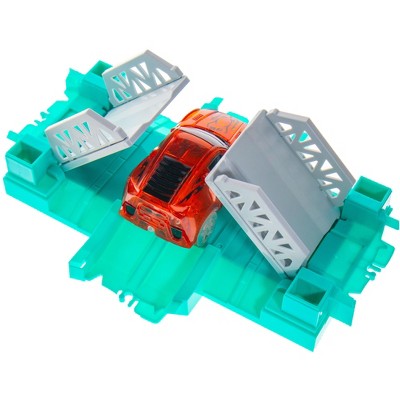 5 Star Super Deals Magic Twisting Light Up Glow Tracks - Automatic Draw Bridge 4 Way Connector