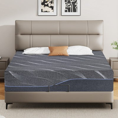 Vipbear 12/14 Inch Queen Size Memory Foam Mattress for Medium Firm CertiPUR-US Certified Foam,Mattress in a Box Pressure Relief Removable Cover