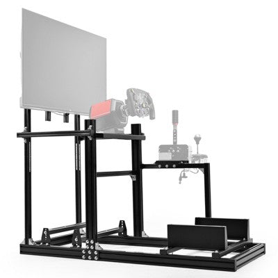Dardoo 3060 Aluminum Racing Sim Cockpit with Monitor Stand,Compatible with Logitech G29/G923,Thrustmaster T300 & Fanatec(Wheel/Pedals Not Included)