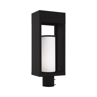Livex Lighting Bleecker 1 - Light Post Light in Black