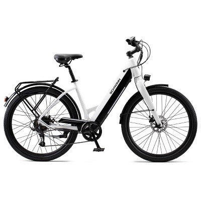 Schwinn Adult Coston DX 27.5" Step Through Hybrid Electric Bike