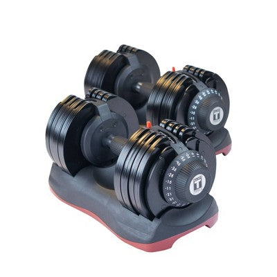 Body-Solid Adjustable Dumbbell 2pc 132lbs - Black