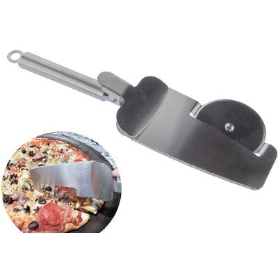 5 Star Super Deals Pizza Cutter Wheel w/ Stainless Steel Slicer Blade & Pizza Serving Spatula - All-in-One Pizza Slicer