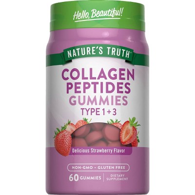Nature's Truth Beauty Collagen Type 1 + 3 Gummies - 60ct