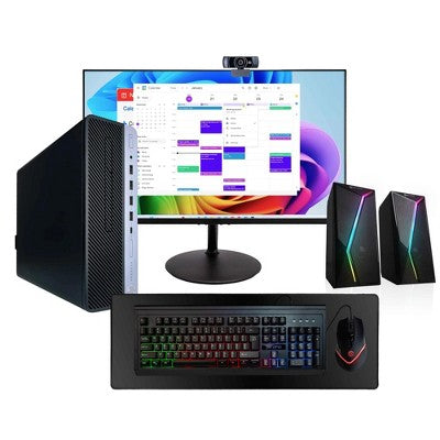 Refurbished HP ProDesk 600G4 Desktop Computer-Intel i5-NVIDIA GeForce GT 1030-16GB RAM-1TB SSD-Gaming Keyboard-Windows 11 Pro-Manufacturer Refurbished