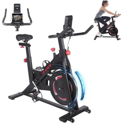 Dexmalle Black Stationary Bikes for Home Spin