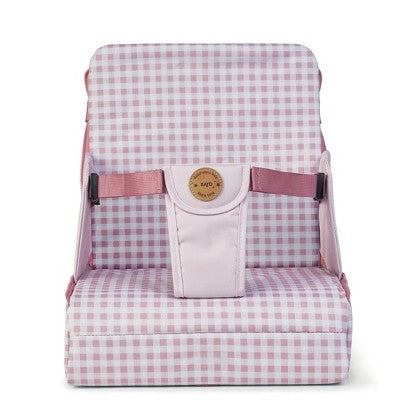 SARO 2-in-1 Portable Booster Seat & Diaper Bag: Travel High Chair for Baby & Toddler Mealtime - Foldable, Lightweight, & Safe with Storage