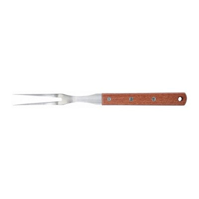 Winco Pot Fork with Wooden Handle - 12"