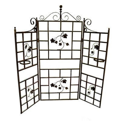 71" 3pc Patio Screen - Hammertone Bronze - Oakland Living