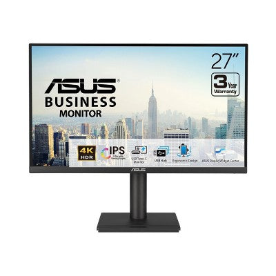Asus VA27UCPS 27" Class 4K UHD LED Monitor 16:9 Black 27" Viewable In-plane Switching IPS Technology LED Backlight 3840 x 2160 1073.7 Million Colors