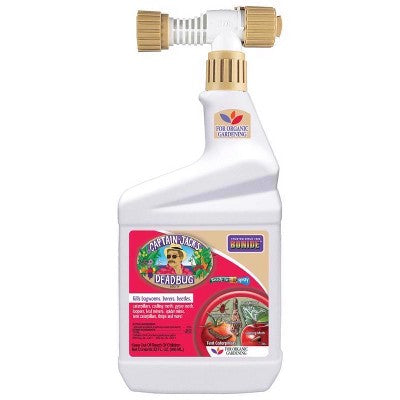 Captain Jack's Dead Bug Brew Organic Caterpillar Killer Liquid, Ready-to-Spray - Case of 12 - 32 fl oz