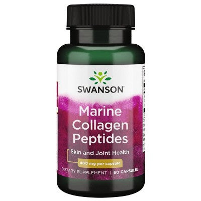 Swanson Marine Collagen Peptides for skin & joint health (400mg, 60 capsules)
