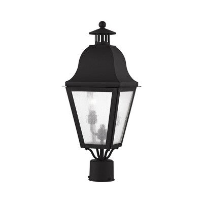 Livex Lighting Amwell 2 - Light Post Light in Black