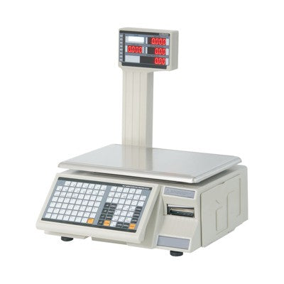 VEVOR Electronic Price Computing Scale, 66 LB Digital Deli Weight Scales, LCD & LED Digital Commercial Food Fruit Meat Produce Counting Weight