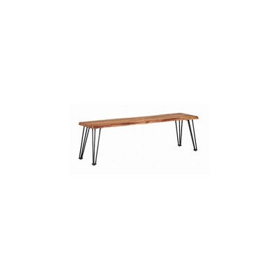 Coaster,Sherman Wood Dining Bench Natural Acacia