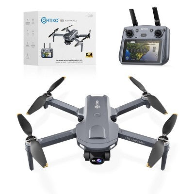 Contixo F29 GPS Drone with 4K Camera, 3-Axis Gimbal, 5" Touchscreen Remote, 3KM Range, 46 Min Flight, No FAA Needed