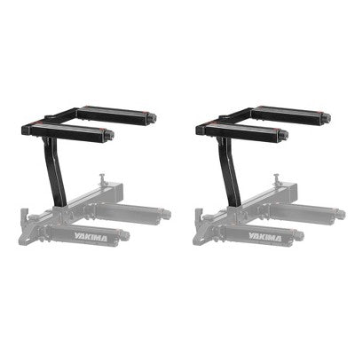 Yakima EXO TopShelf 2nd Level 2 SKS Lock Hitch Base Rack Storage, 2 Pack, Black