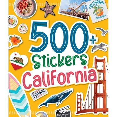 500 Stickers: California - (Regional Sticker Books) by Duopress Labs (Paperback)