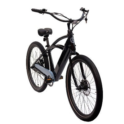 GOTRAX Adult Shoreline 27.5" Step Over Electric Cruiser Bike - Black