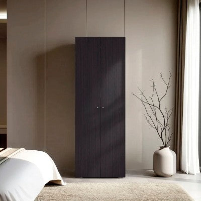 Kumasinova 2-Door Tall Wardrobe Closet,Storage Armoire with Full-Length Hanging Rod,Closet Wardrobe for Bedroom,Dressing Room,Apartment