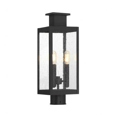 Savoy House Ascott 3 - Light Post Light in Matte Black