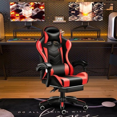 Ergonomic Gaming Chair with Lumbar Support – Sleek Racing Design