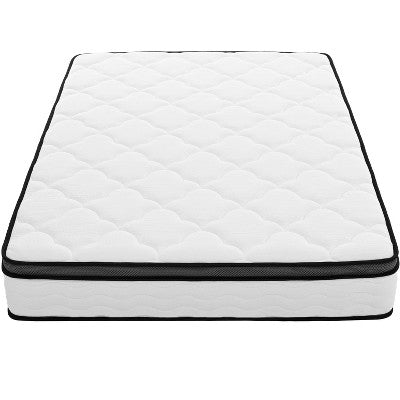 Okak Modern 10/12Inch Innerspring Hybrid Mattress with Pressure Relief for Comfy Sleep,Medium Feel Bed Mattresses in a Box