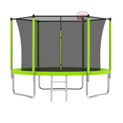 YUHAO Kids Trampoline,Outdoor Toys,8FT Green