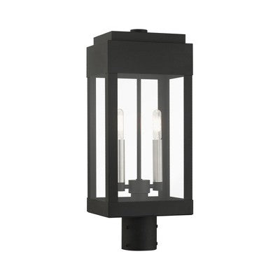 Livex Lighting York 2 - Light Post Light in Black
