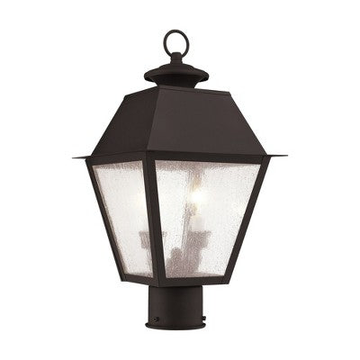 Livex Lighting Mansfield 2 - Light Post Light in Bronze