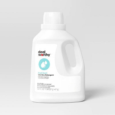 Fresh Scent Liquid Laundry Detergent 28 Loads - 50 fl oz - Dealworthy™